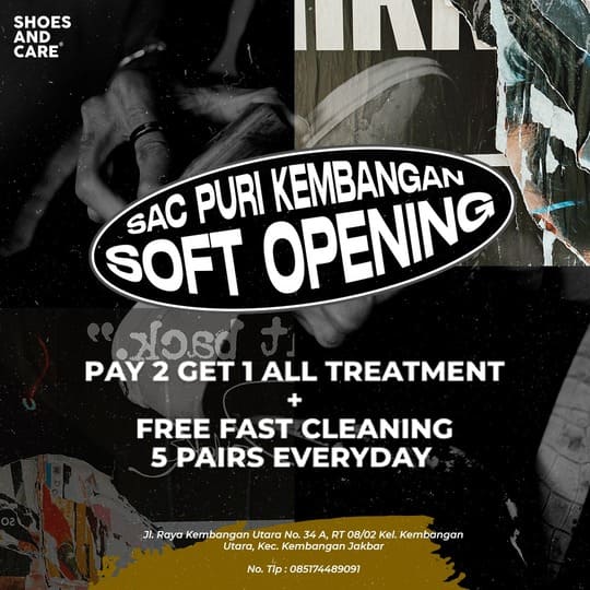 Soft Opening Shoes and Care Puri Kembangan