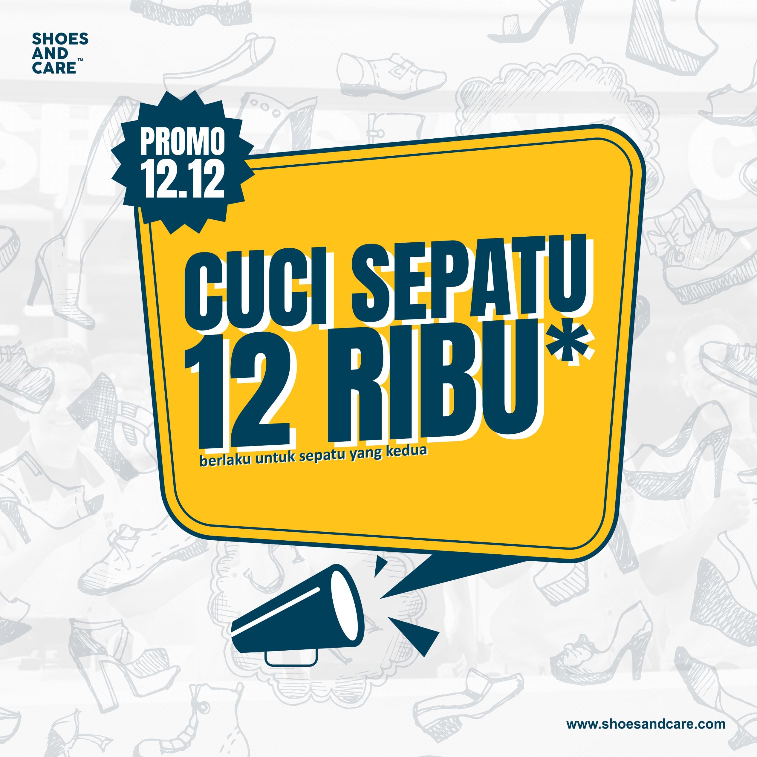 Promo Cuci Sepatu 12 Ribu