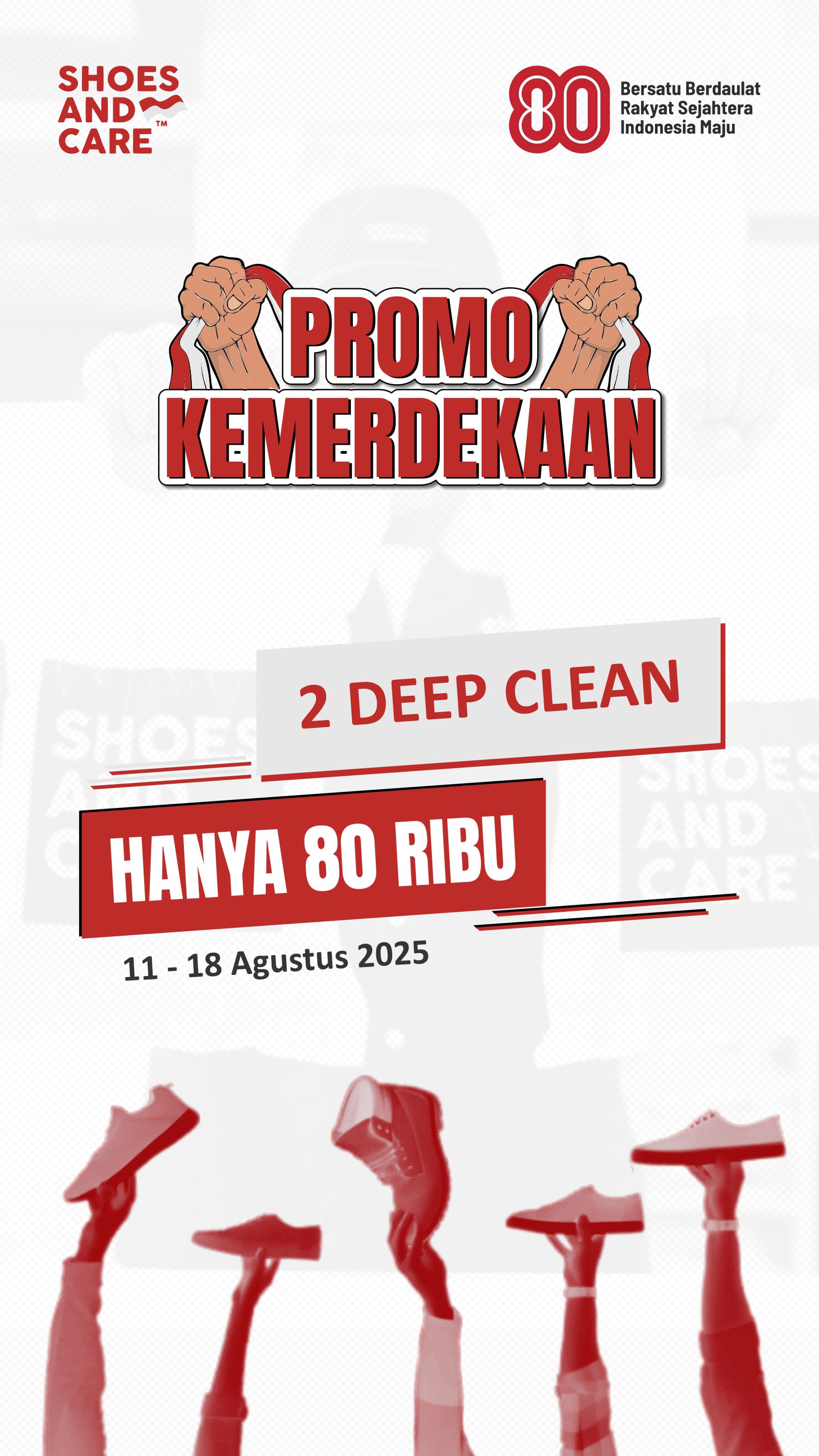 Promo Deep Cleaning Shoes and Care